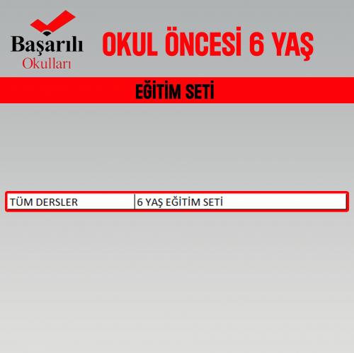 OKUL ÖNCESİ 6 YAŞ EĞİTİM SETİ
