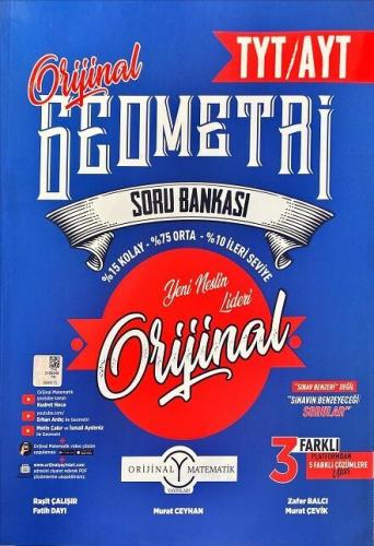 ORİJİNAL YAYINLARI GEOMETRİ SORU BANKASI ORİJİNAL YAYINLARI GEOMETRİ SORU BANKASI