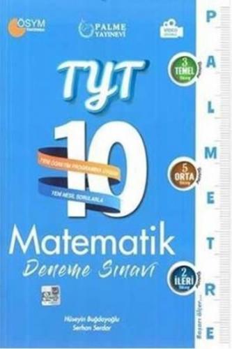 Palme TYT Matematik 10 Deneme Sınavı ( Palmetre Serisi ) Palme Yayınları