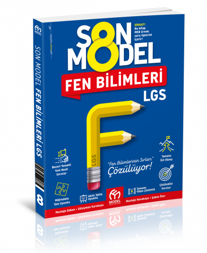 8. Sınıf Son Model Fen Bilimleri Soru Bankası Model Eğitim Yayınları 8. Sınıf Son Model Fen Bilimleri Soru Bankası Model Eğitim Yayınları