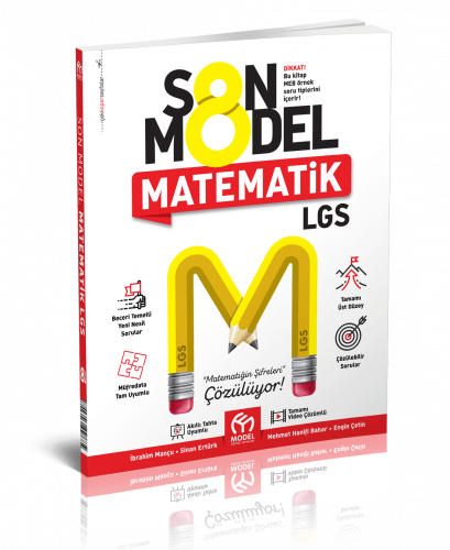 8. Sınıf Son Model Matematik Soru Bankası Model Eğitim Yayınları
