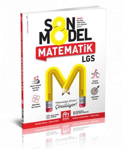 8. Sınıf Son Model Matematik Soru Bankası Model Eğitim Yayınları 8. Sınıf Son Model Matematik Soru Bankası Model Eğitim Yayınları