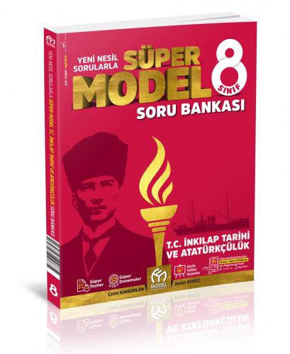 8. Sınıf T.C. İnkılap Tarihi ve Atatürkçülük Süper Model Model Eğitim Yayınları