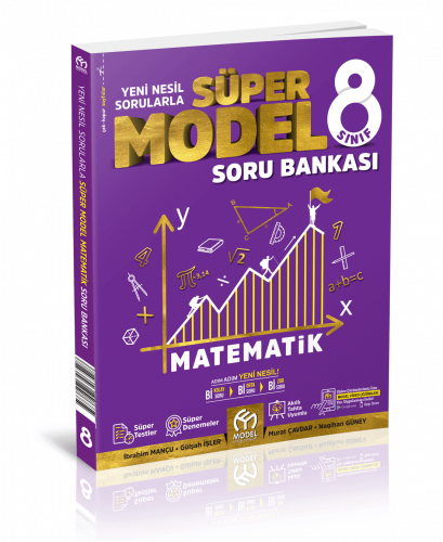 8. Sınıf Matematik Süper Model Soru Bankası Model Eğitim Yayınları
