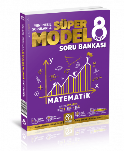 8. Sınıf Matematik Süper Model Soru Bankası Model Eğitim Yayınları 8. Sınıf Matematik Süper Model Soru Bankası Model Eğitim Yayınları