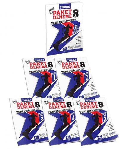 8.Sınıf TURBO SINIF İÇİ PAKET DENEME Model Eğitim Yayınları 8.Sınıf TURBO SINIF İÇİ PAKET DENEME Model Eğitim Yayınları