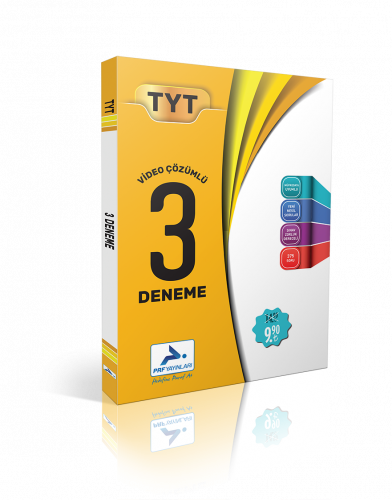 TYT 3 Fasikül Deneme Video Çözümlü Paraf Yayınları