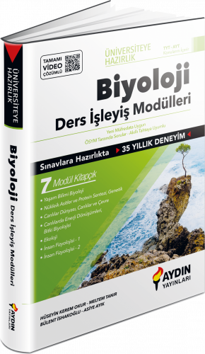 TYT-AYT Biyoloji Ders İşleyiş Modülleri Aydın Yayınları