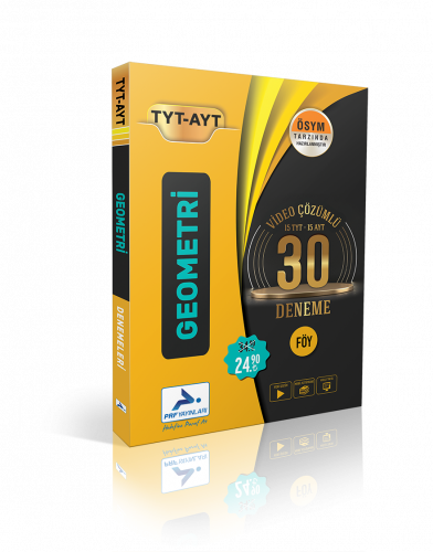 TYT - AYT Geometri Video Çözümlü 30 Denemeler Paraf Yayınları