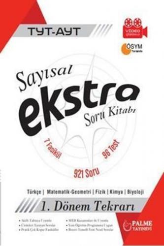 TYT-AYT Sayısal Ekstra Soru Kitabı Palme Yayınları
