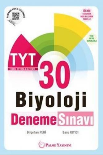 TYT Biyoloji 30 Deneme Sınavı Palme Yayınları