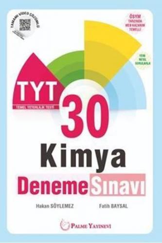 TYT Kimya 30 Deneme Sınavı Palme Yayınları