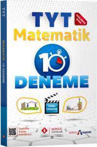 TYT Matematik Video Çözümlü 10 Deneme Karekodlu Sonuç Yayınları TYT Matematik Video Çözümlü 10 Deneme Karekodlu Sonuç Yayınları
