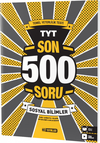 2022 Hız Yayınları Tyt Son 500 Soru Sosyal Bilimler