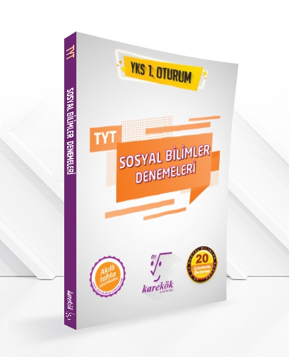 TYT Sosyal Bilimler Denemeleri 20'Li Karekök Yayınları