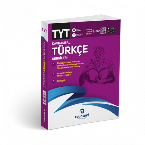 TYT Kavramsal Türkçe Dergileri (3 Dergi) Tsunami Yayınları TYT Kavramsal Türkçe Dergileri (3 Dergi) Tsunami Yayınları