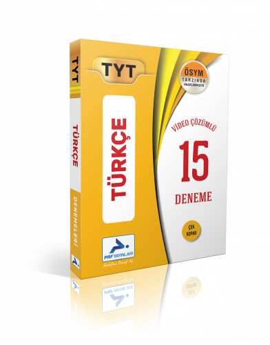 TYT Türkçe Video Çözümlü 15 Branş Deneme Paraf Yayınları
