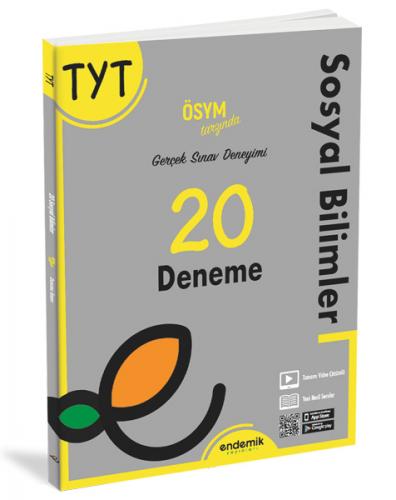 2022 TYT Sosyal Bilimler 20 Deneme Endemik Yayınları 2022 TYT Sosyal Bilimler 20 Deneme Endemik Yayınları