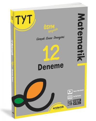 2022 TYT Matematik 12 Deneme Endemik Yayınları 2022 TYT Matematik 12 Deneme Endemik Yayınları