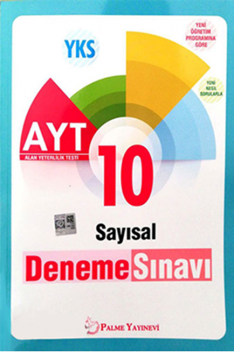 Yks AYT Sayısal 10 Deneme Sınavı Palme Yayınları