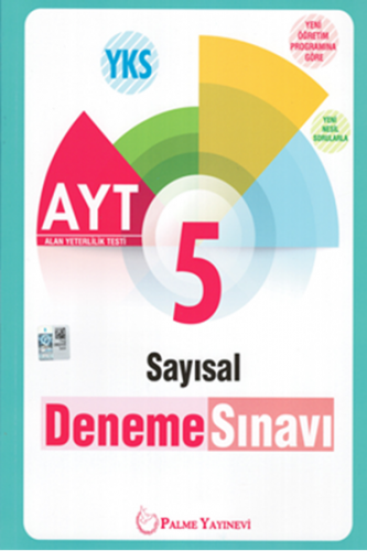Yks AYT Sayısal 5 Deneme Sınavı Palme Yayınları