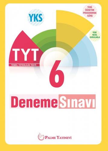 Yks TYT 6 Deneme Sınavı Palme Yayınları
