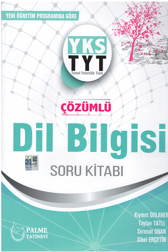 Yks TYT Çözümlü Dil Bilgisi Soru Kitabı Palme Yayınları